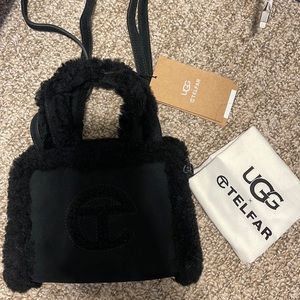 UGG x Telfar Small Shearling Shopper- Black